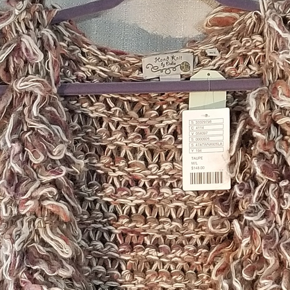 NWT Anthropology Hand Knit by Dollie Cardi…